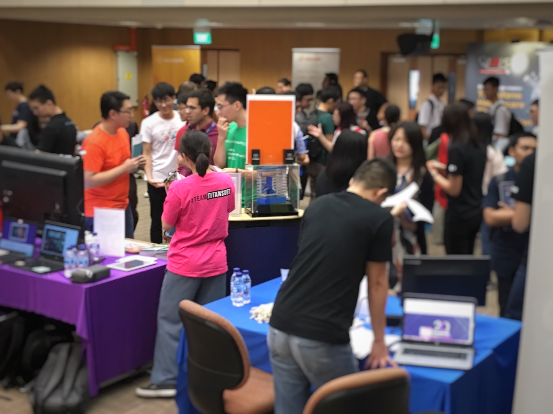 We Are Here at NUS SoC and SUTD's Career Fairs to Colour Your World