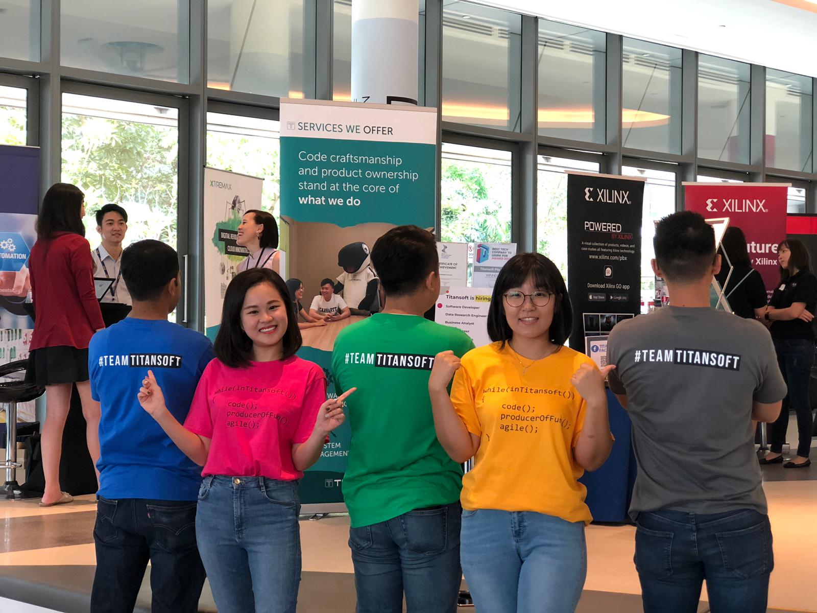 We Are Here at NUS SoC and SUTD's Career Fairs to Colour Your World! 
