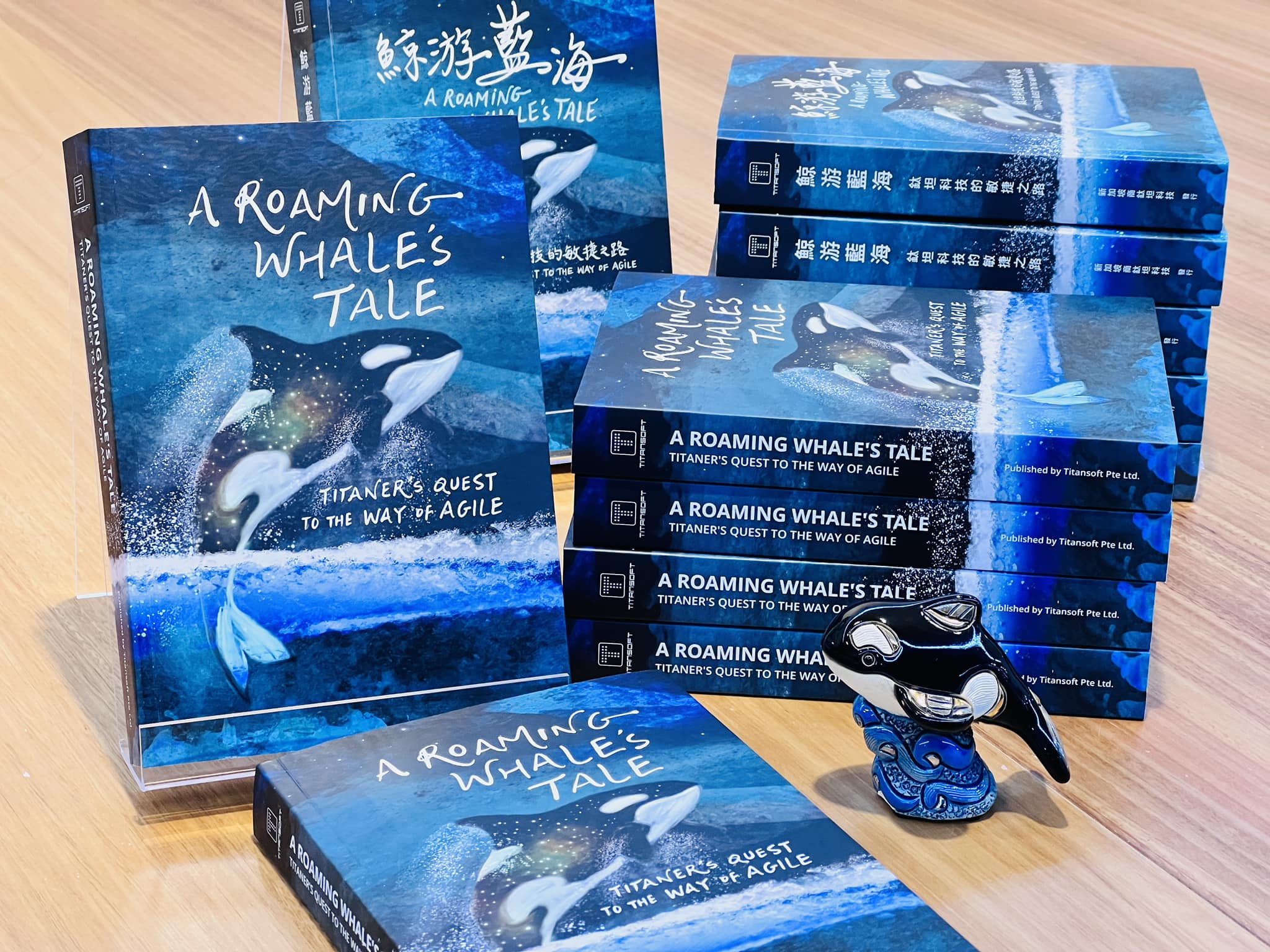 Titansoft published a book! "A Roaming Whale's Tale - Titaner's Quest to the way of Agile" invites you to explore the story of organizational transformation.